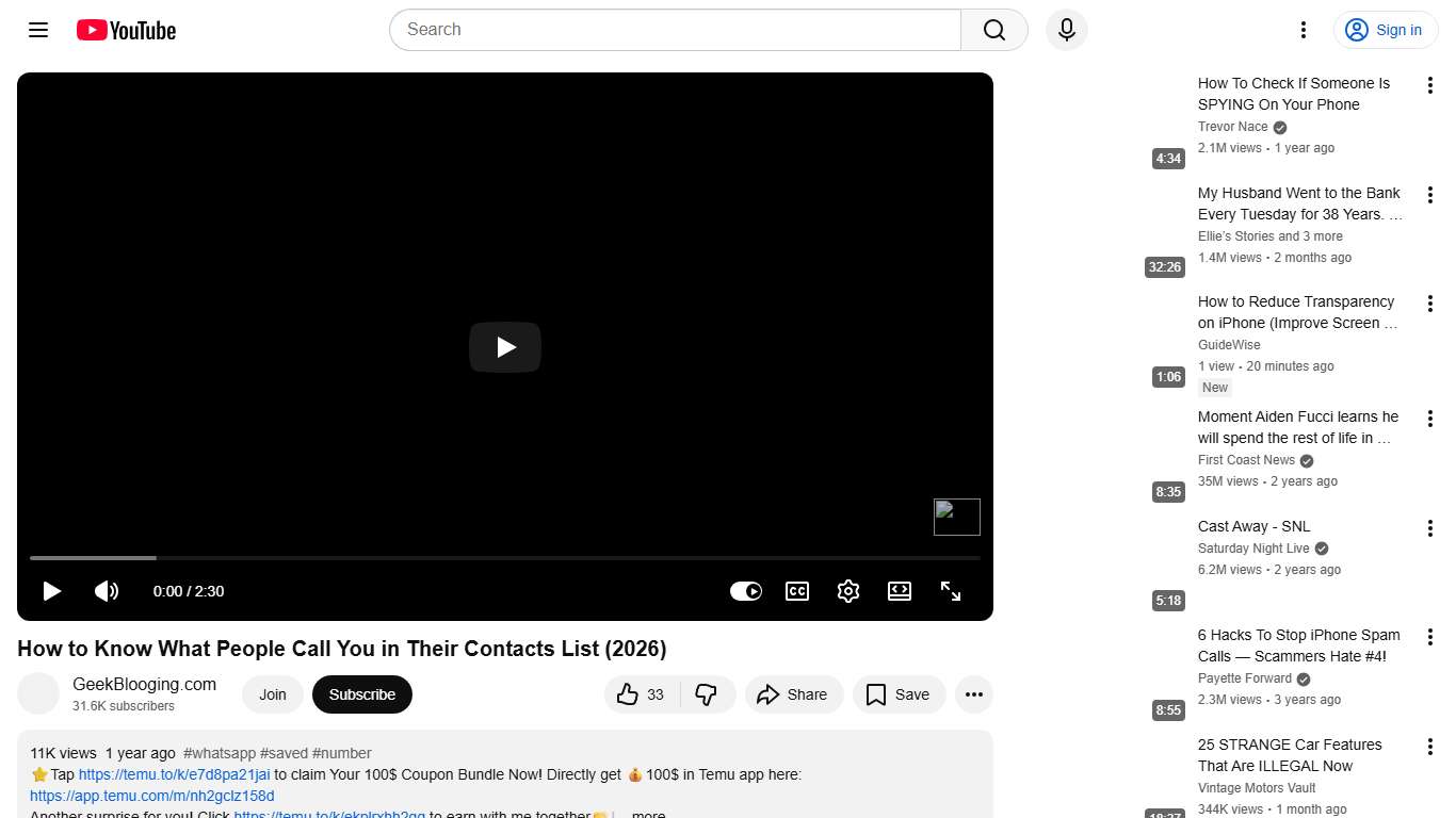 How to Know What People Call You in Their Contacts List (2026) - YouTube